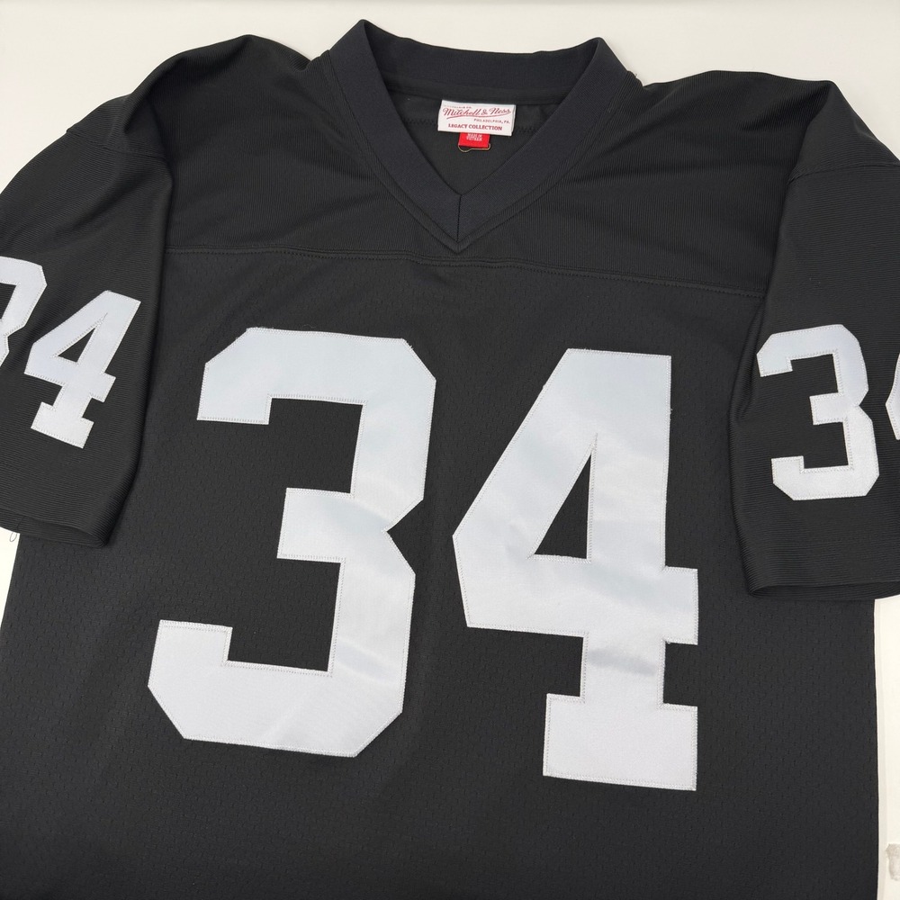 Mitchell & Ness Legacy Bo Jackson 1988 Throwback NFL Jersey Black Size 40 M